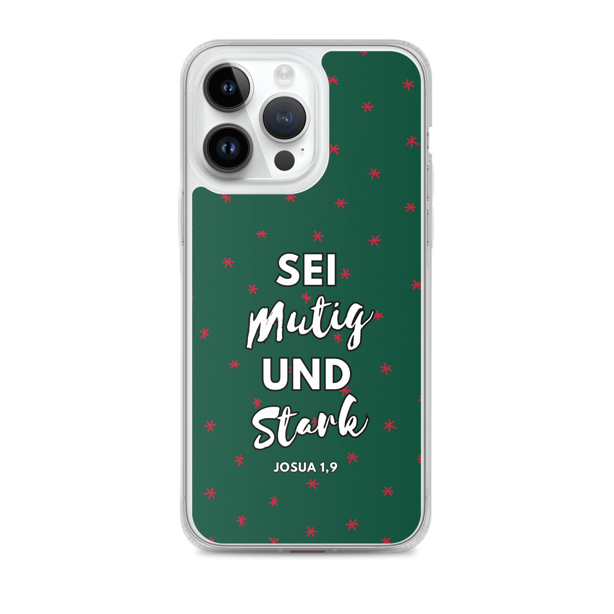 Sei mutig und stark Josua 1,9 iPhone-Hülle