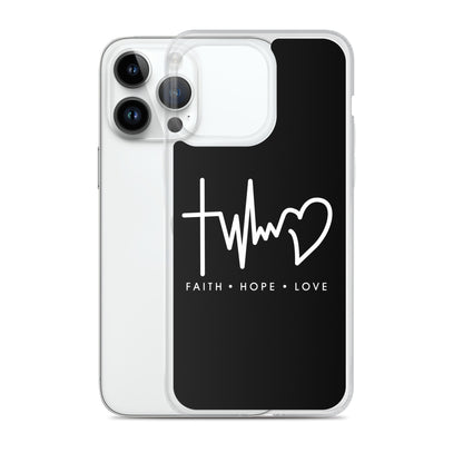 Glaube Liebe Hoffnung - christliche iPhone Handyhülle