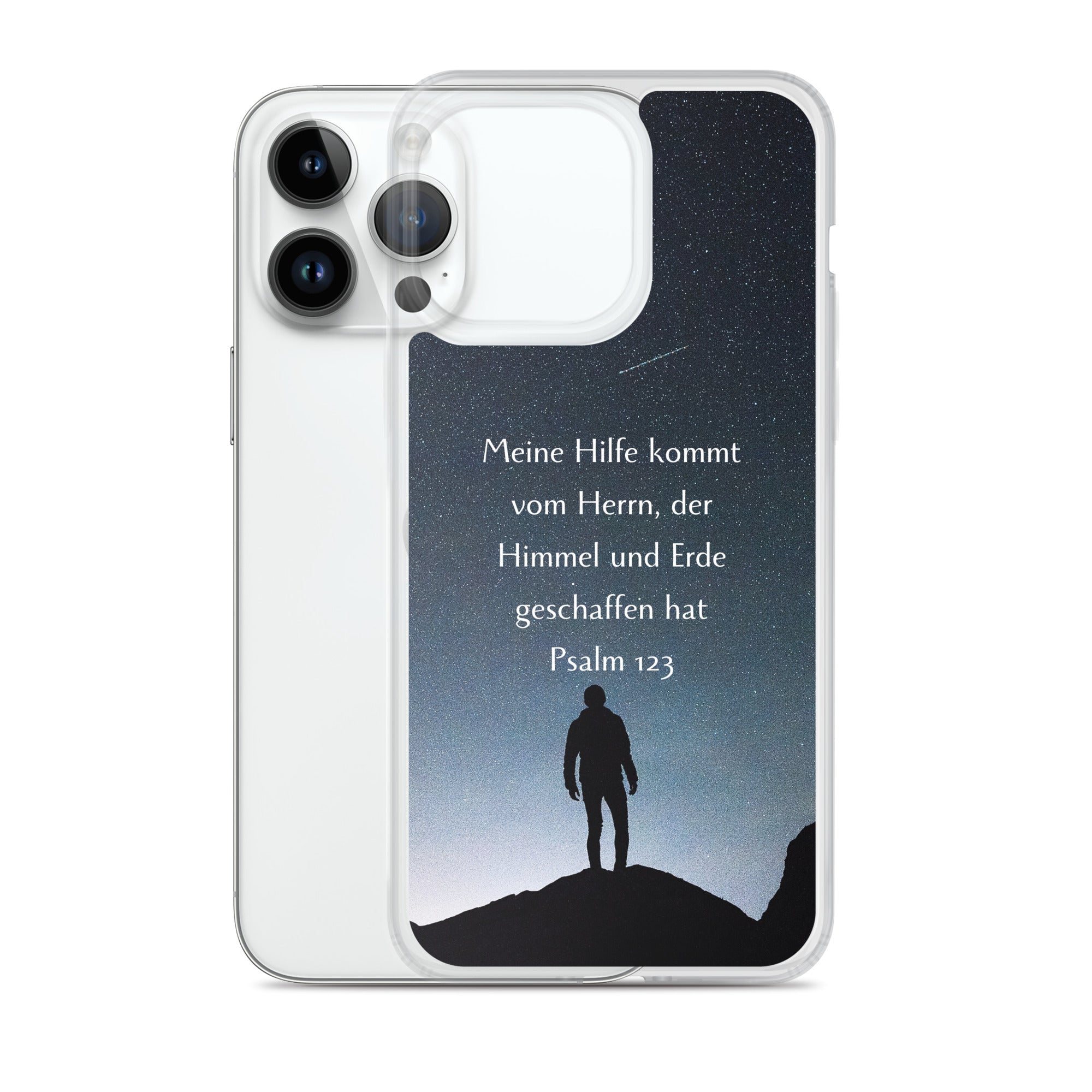 Meine Hilfe kommt vom Herrn Psalm 123 iPhone-Hülle