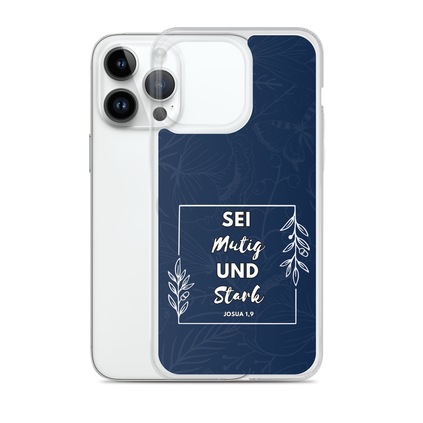 Sei mutig und stark Josua 1,9 iPhone-Hülle