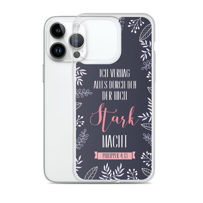 Ich vermag alles durch Christus iPhone-Hülle