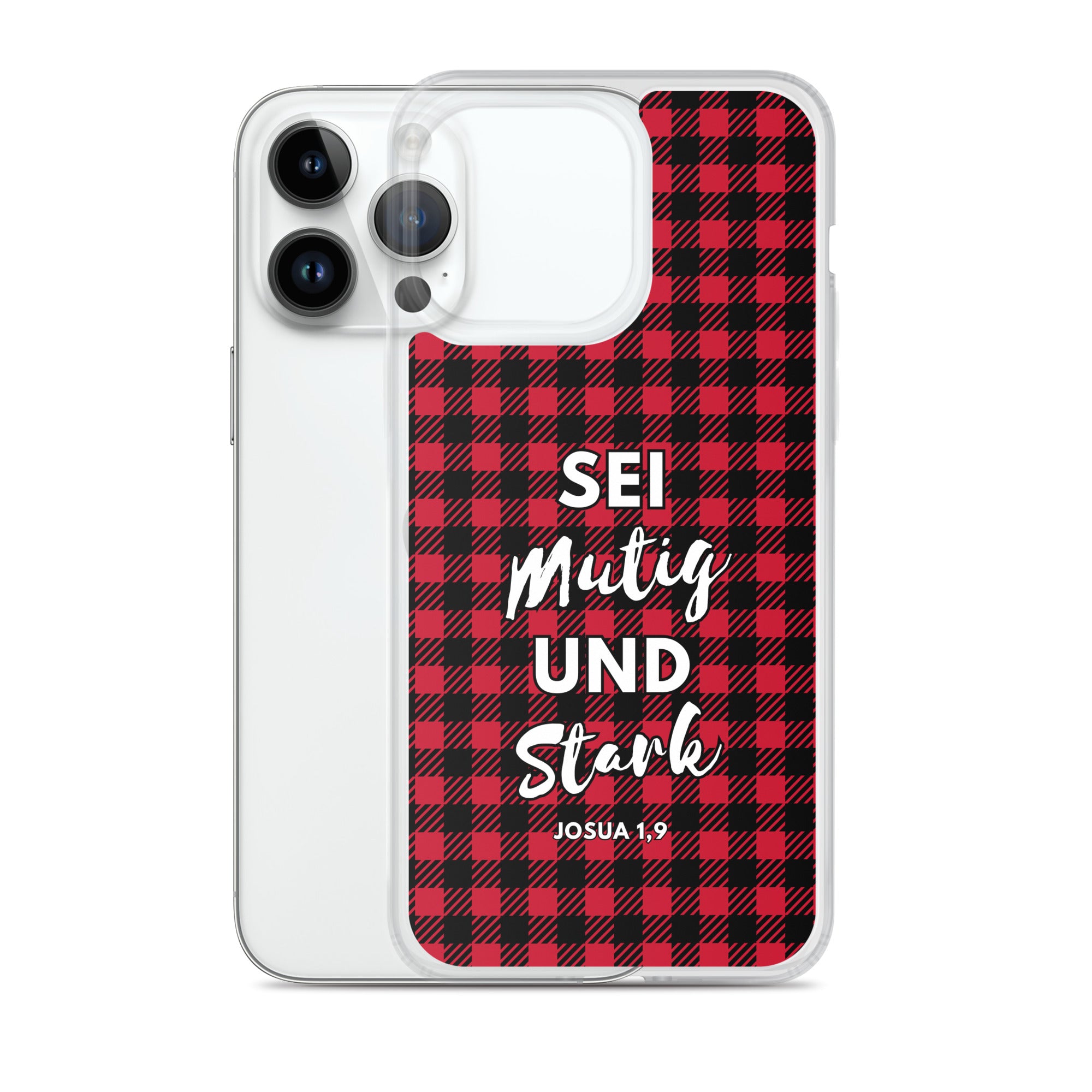 Sei mutig und stark Josua 1,9 iPhone-Hülle