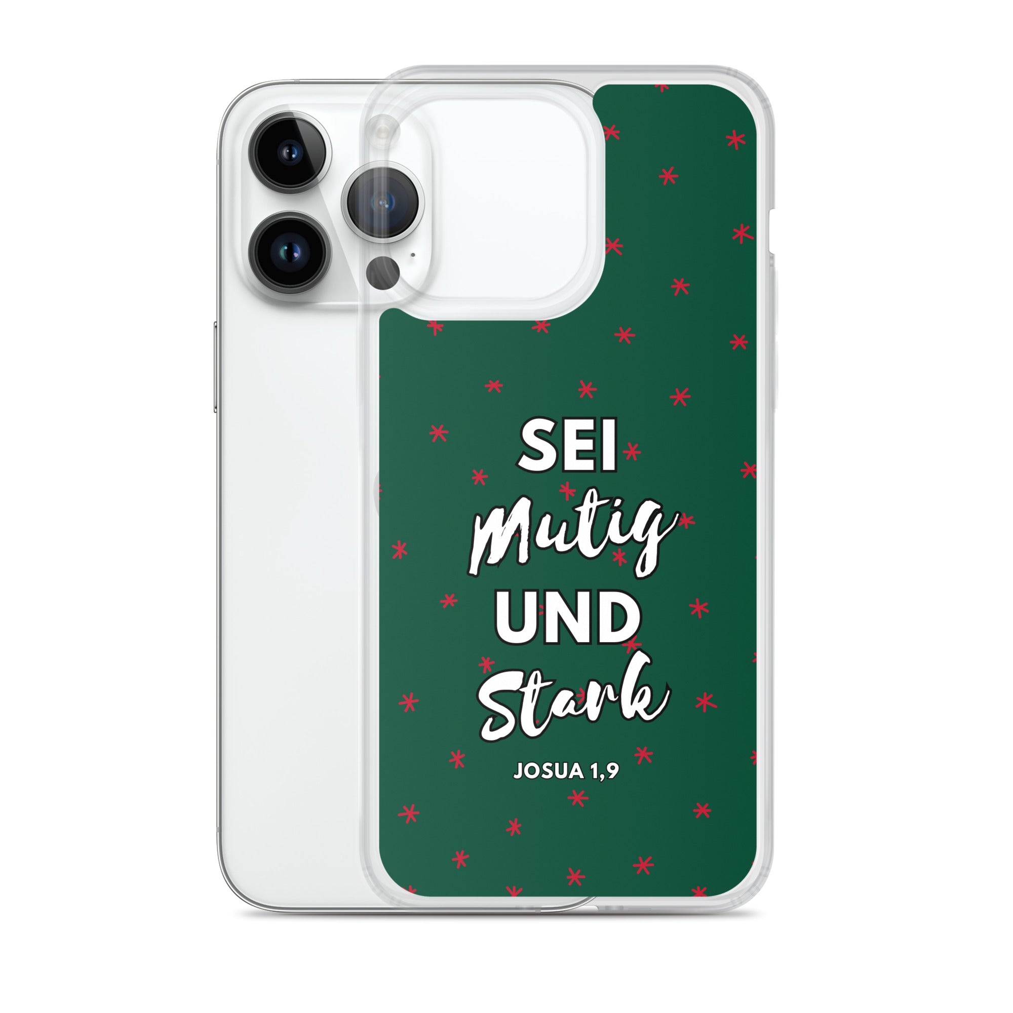 Sei mutig und stark Josua 1,9 iPhone-Hülle