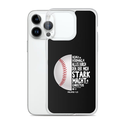Philipper 4,13 Baseball Ich vermag alles durch Christus iPhone-Hülle