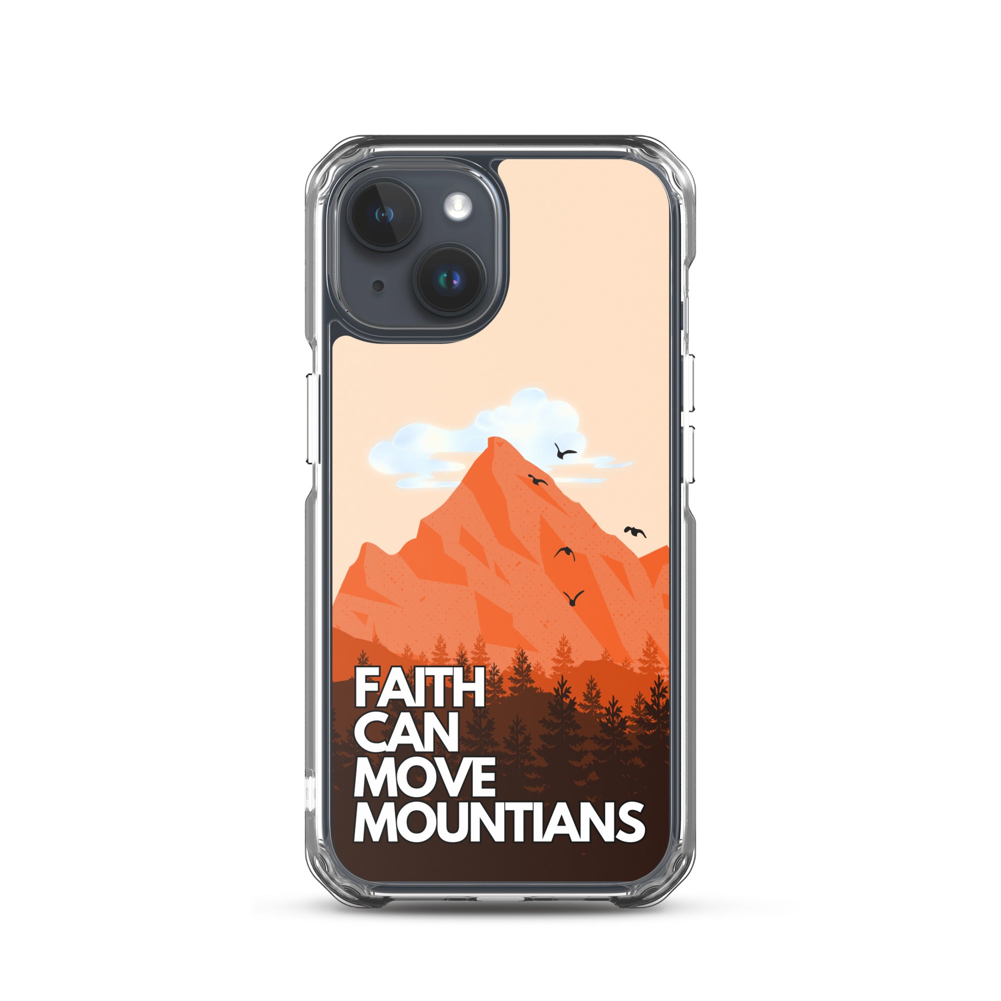 Faith can move Mountains iPhone-Hülle