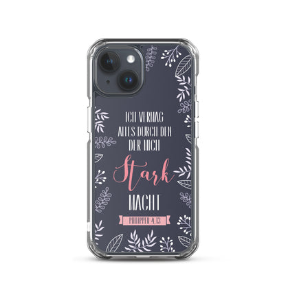Ich vermag alles durch Christus iPhone-Hülle