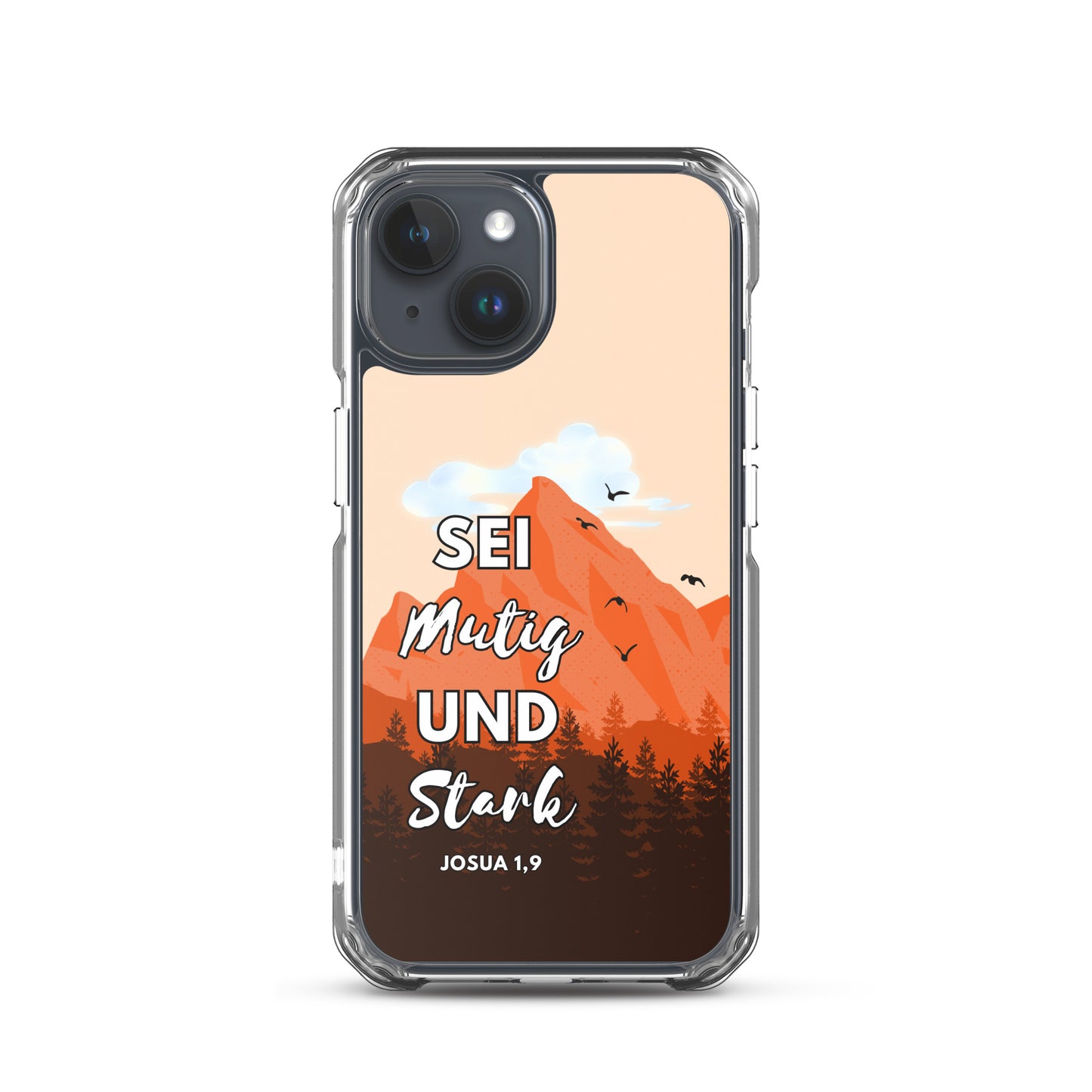 Sei mutig und stark iPhone-Hülle