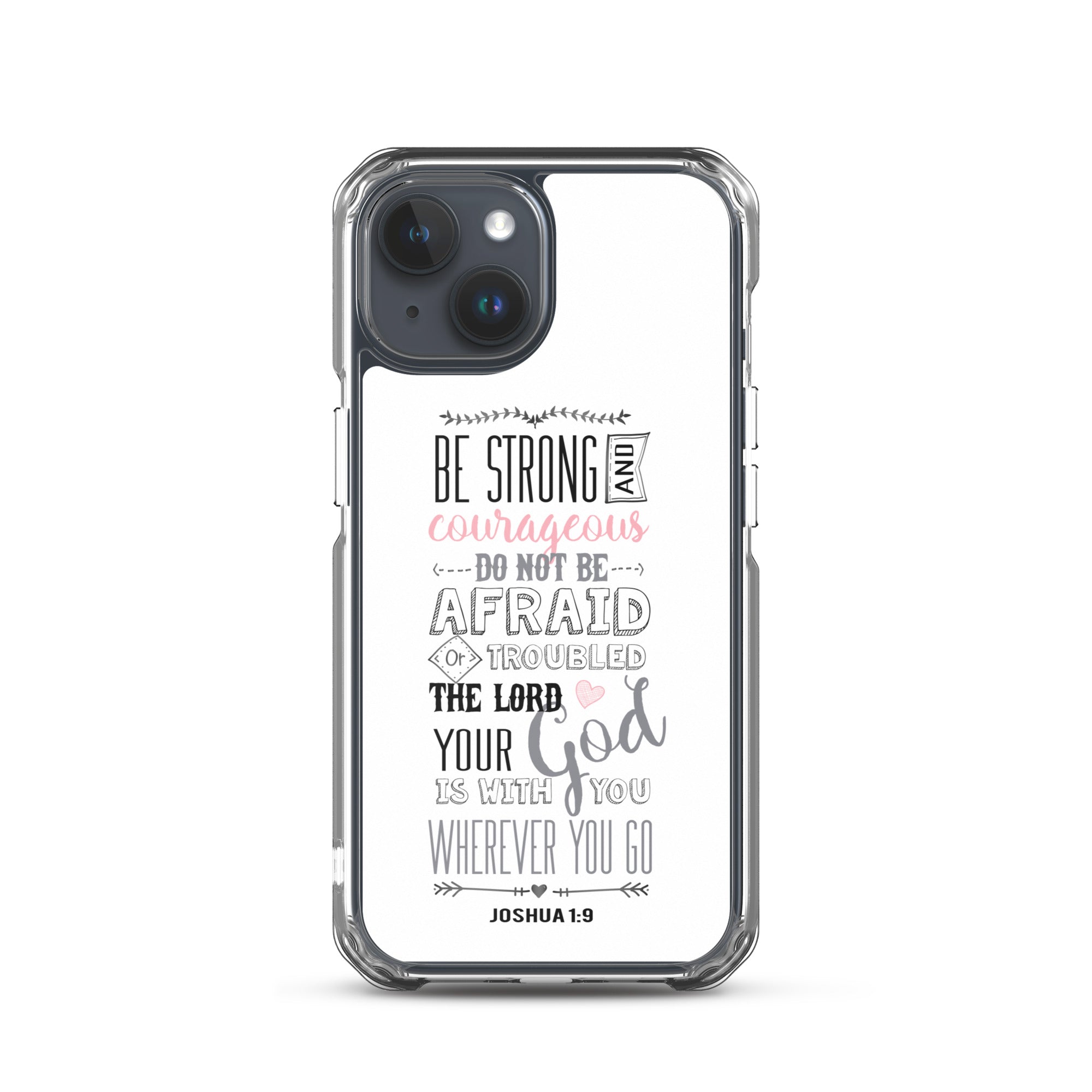 Josua 1:9 Sei mutig und stark - christliche iPhone Handyhülle
