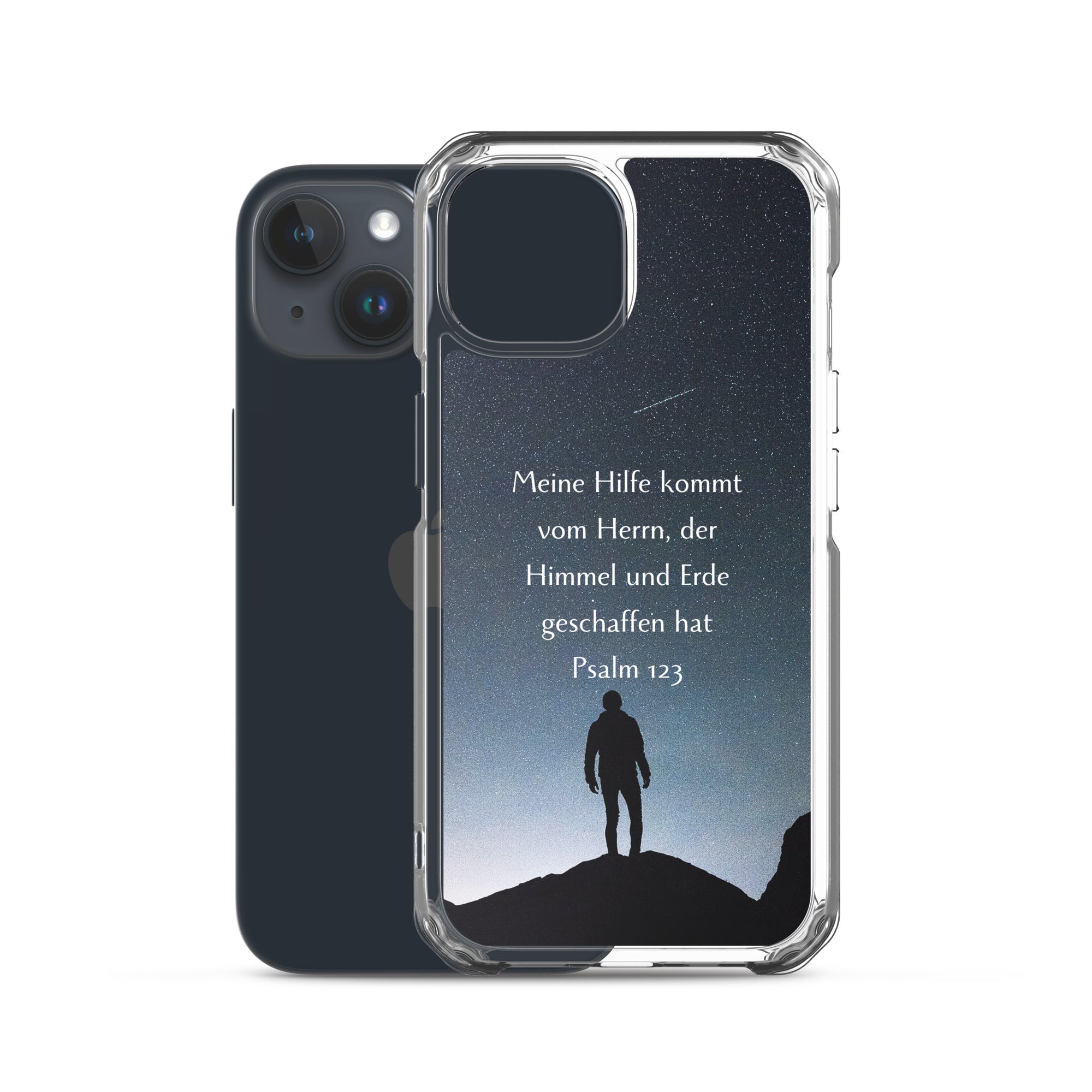 Meine Hilfe kommt vom Herrn Psalm 123 iPhone-Hülle