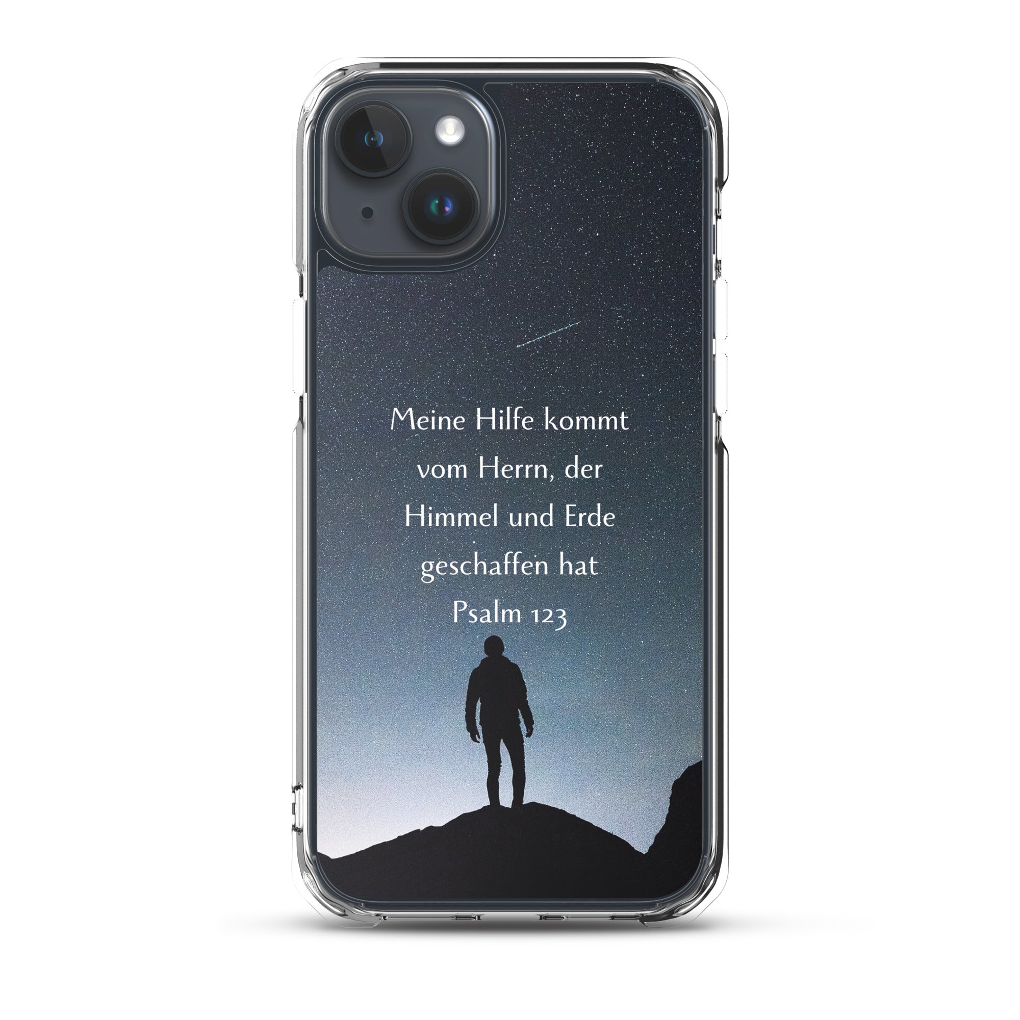 Meine Hilfe kommt vom Herrn Psalm 123 iPhone-Hülle