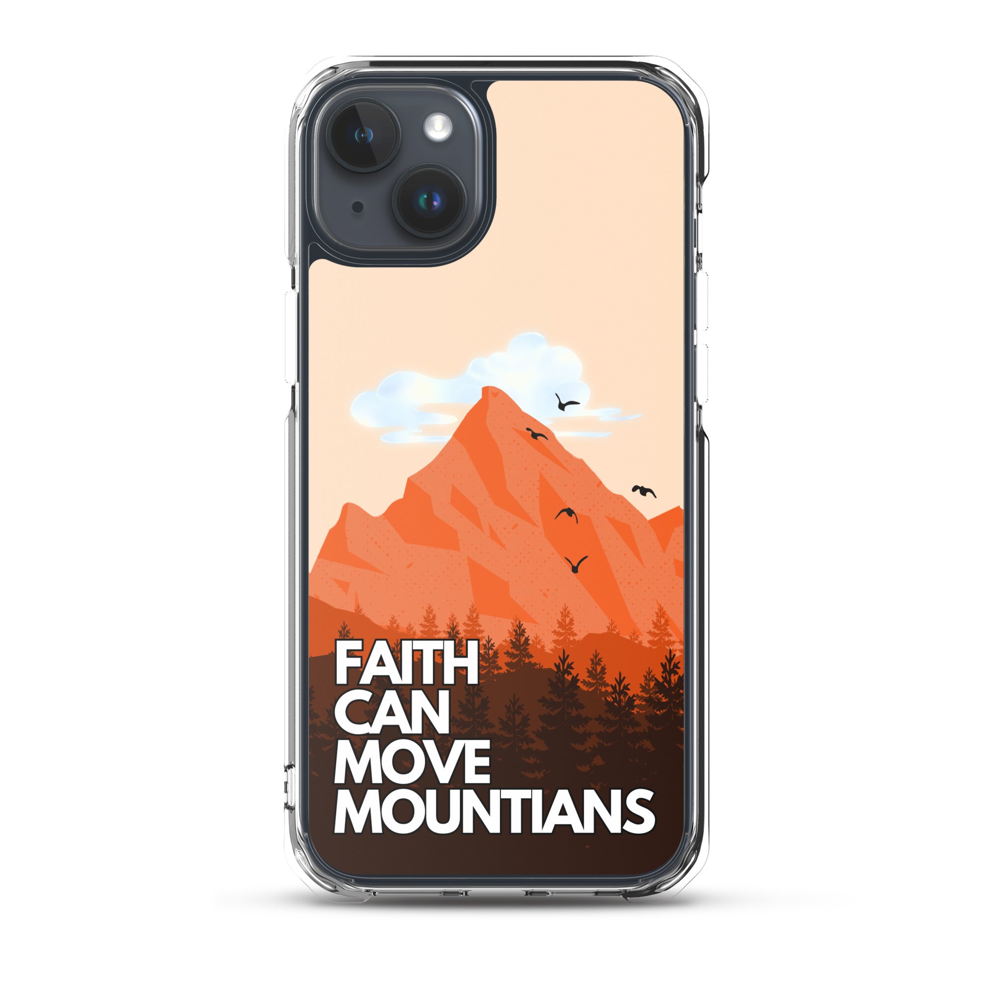 Faith can move Mountains iPhone-Hülle