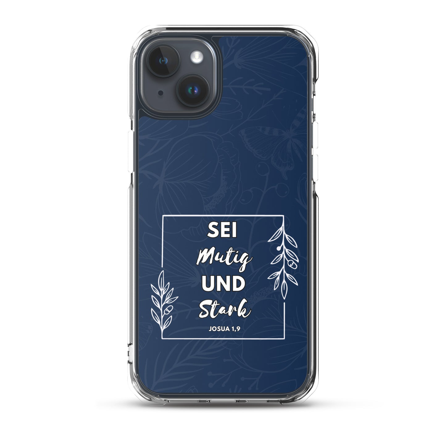 Sei mutig und stark Josua 1,9 iPhone-Hülle