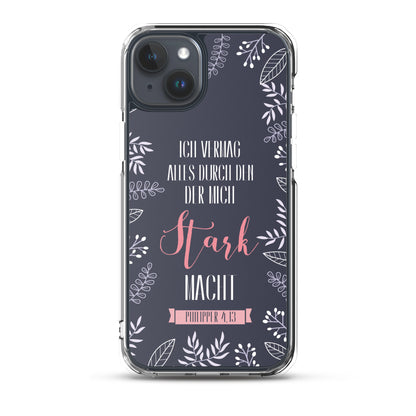Ich vermag alles durch Christus iPhone-Hülle