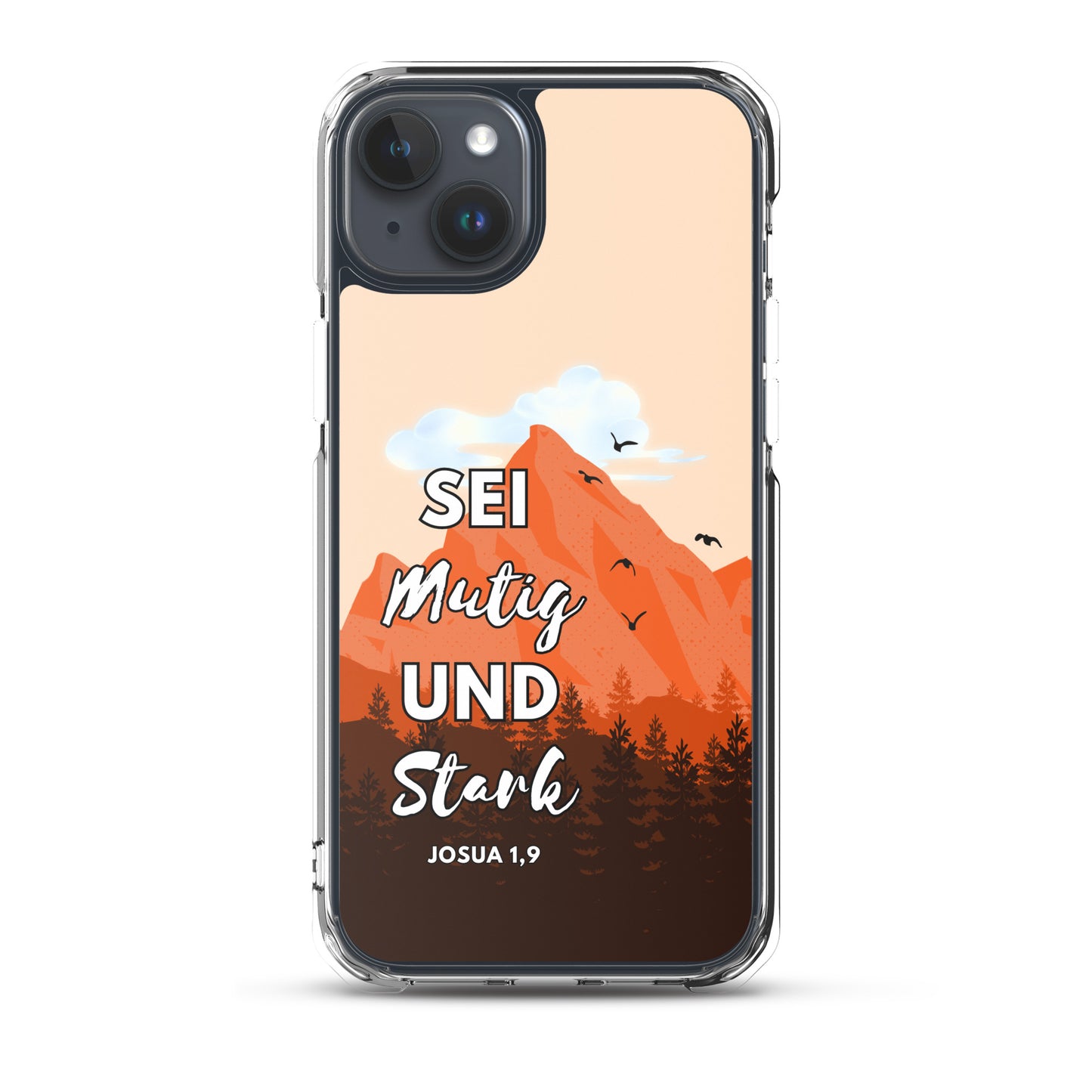 Sei mutig und stark iPhone-Hülle
