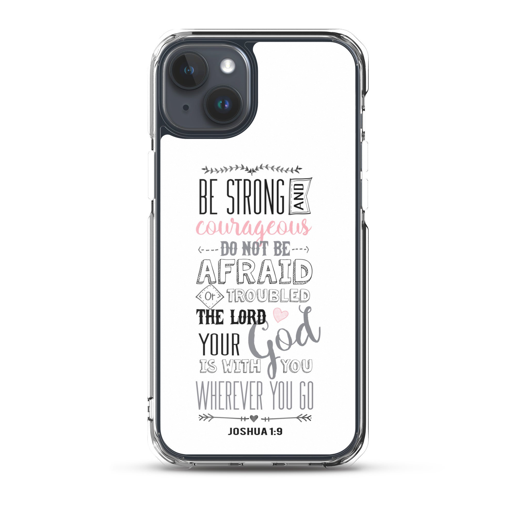 Josua 1:9 Sei mutig und stark - christliche iPhone Handyhülle
