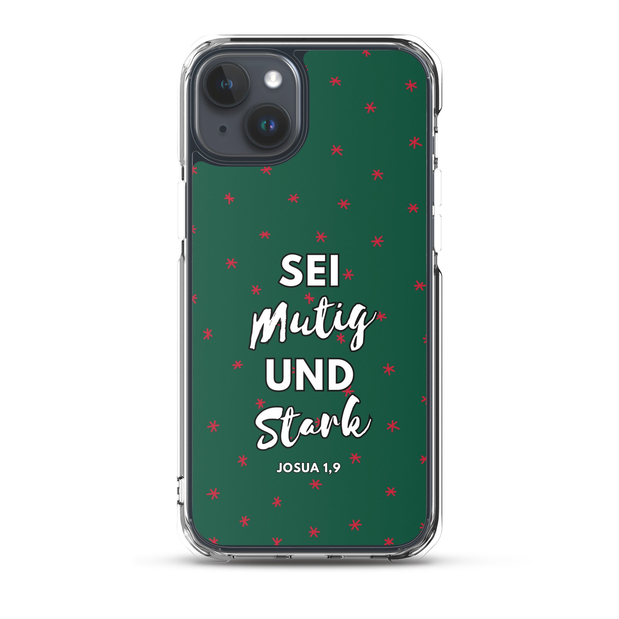 Sei mutig und stark Josua 1,9 iPhone-Hülle