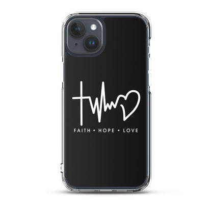 Glaube Liebe Hoffnung - christliche iPhone Handyhülle