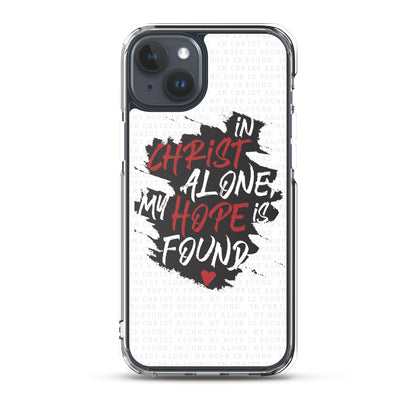In Christ alone my Hope is found - christliche iPhone Handyhülle