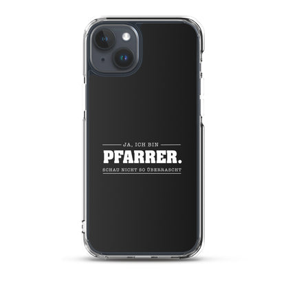 Ja ich bin Pfarrer Schau nicht so überrascht iPhone-Hülle iPhone-Hülle