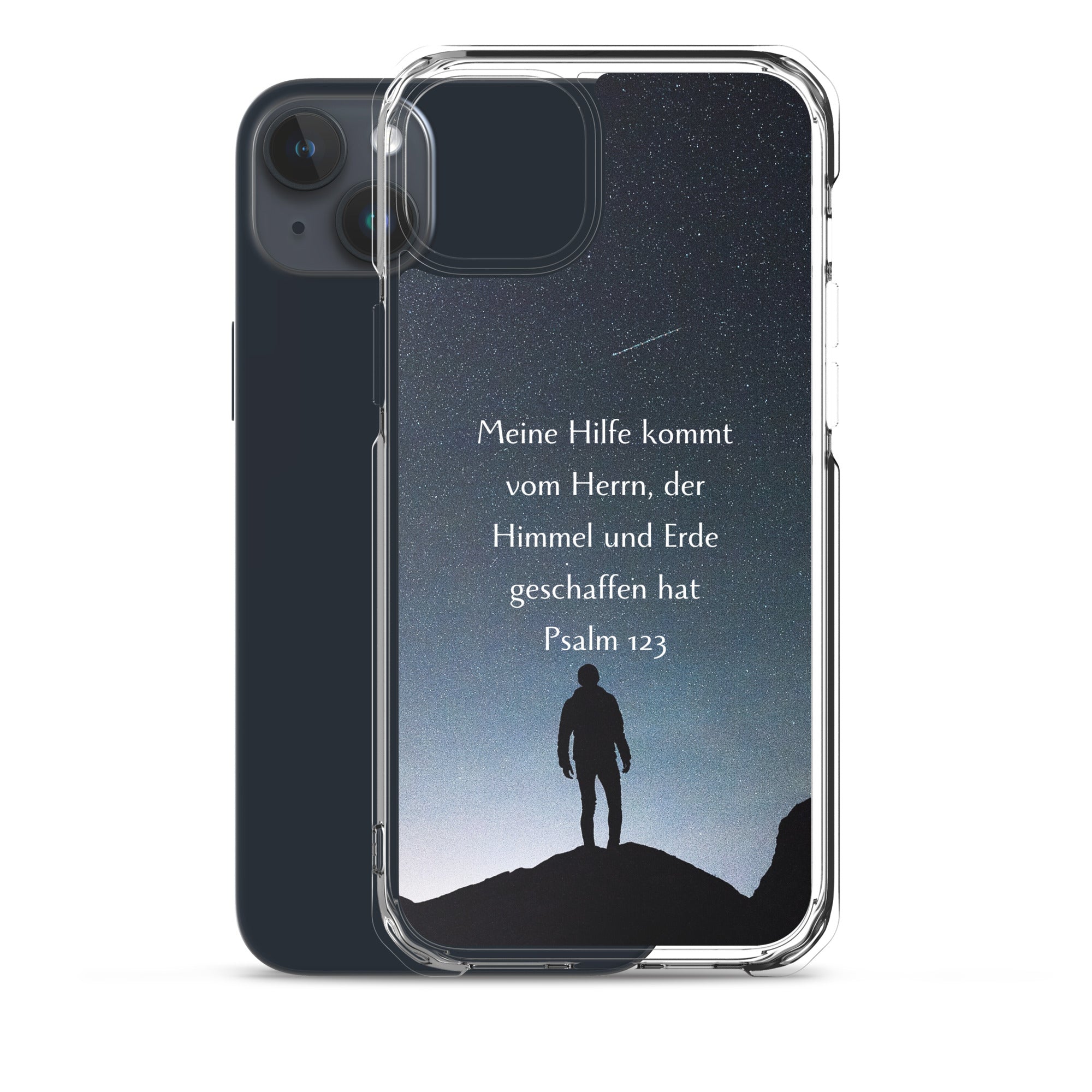 Meine Hilfe kommt vom Herrn Psalm 123 iPhone-Hülle