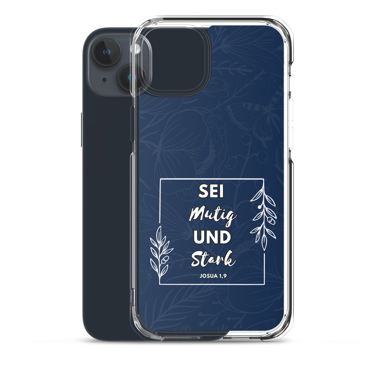Sei mutig und stark Josua 1,9 iPhone-Hülle