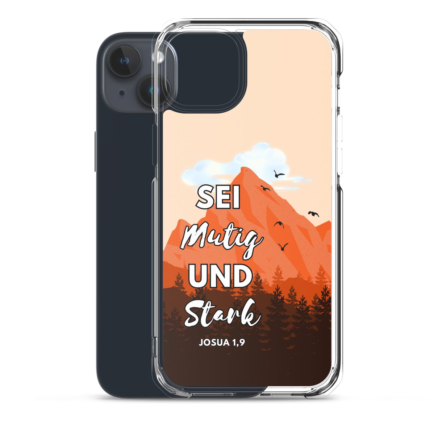 Sei mutig und stark iPhone-Hülle