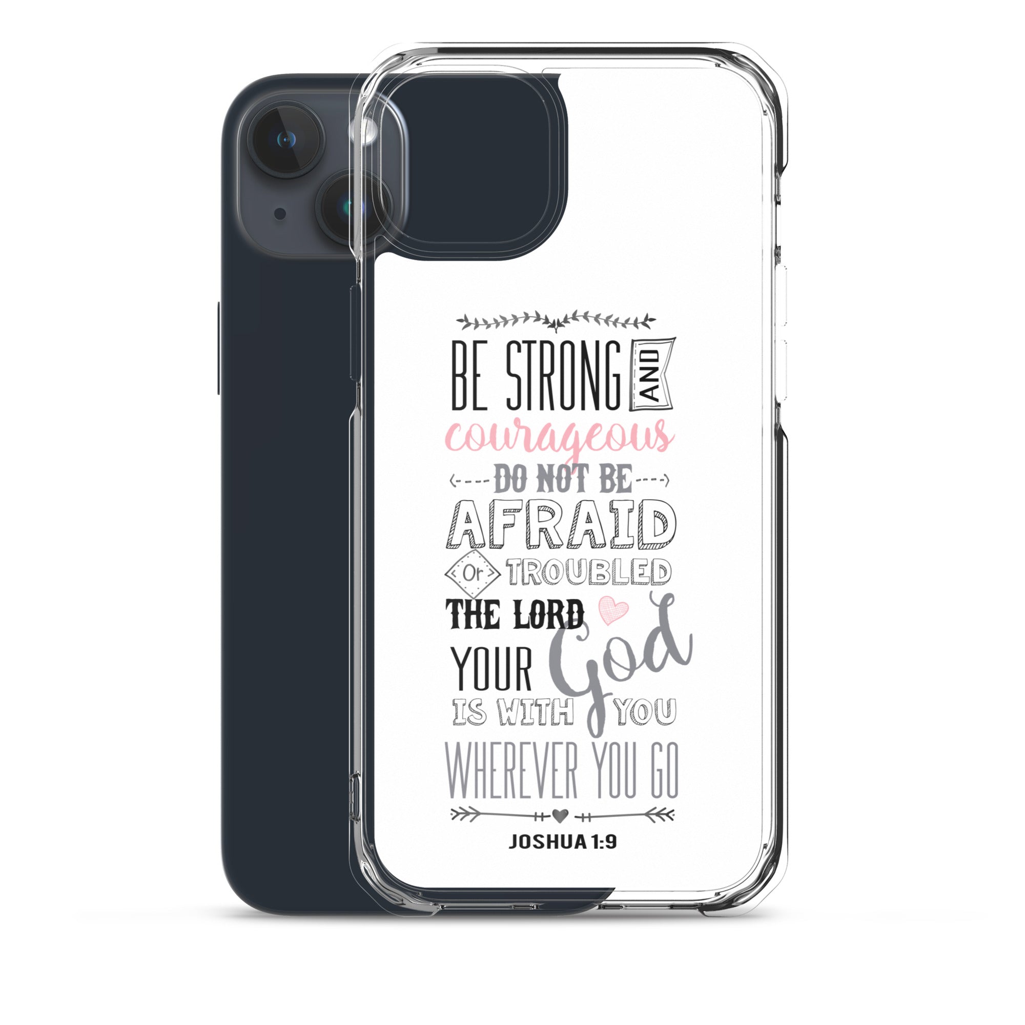 Josua 1:9 Sei mutig und stark - christliche iPhone Handyhülle