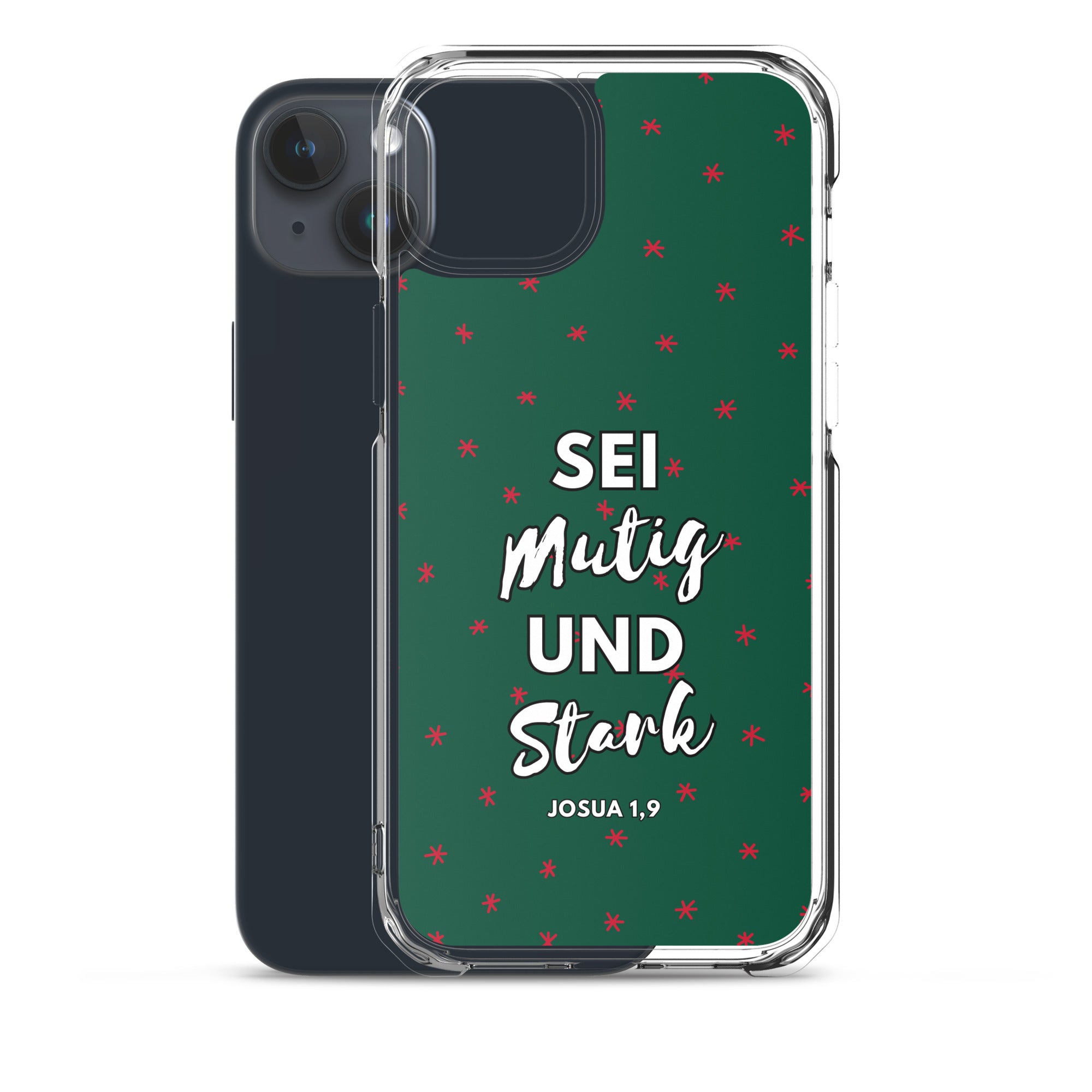 Sei mutig und stark Josua 1,9 iPhone-Hülle