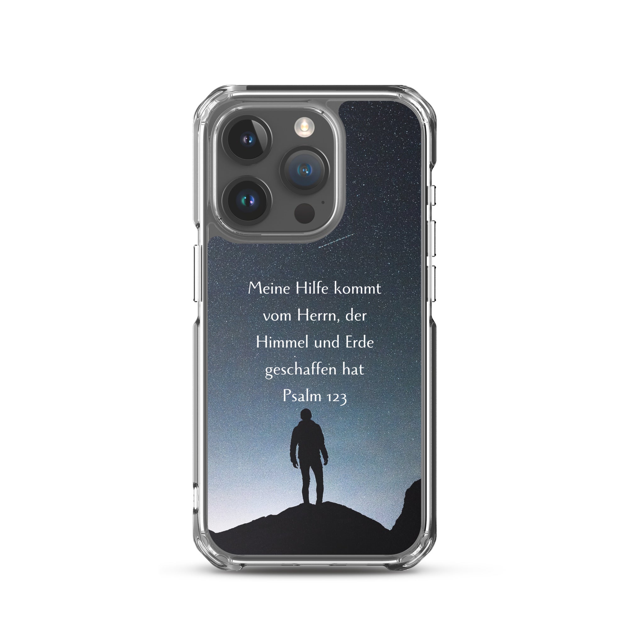 Meine Hilfe kommt vom Herrn Psalm 123 iPhone-Hülle