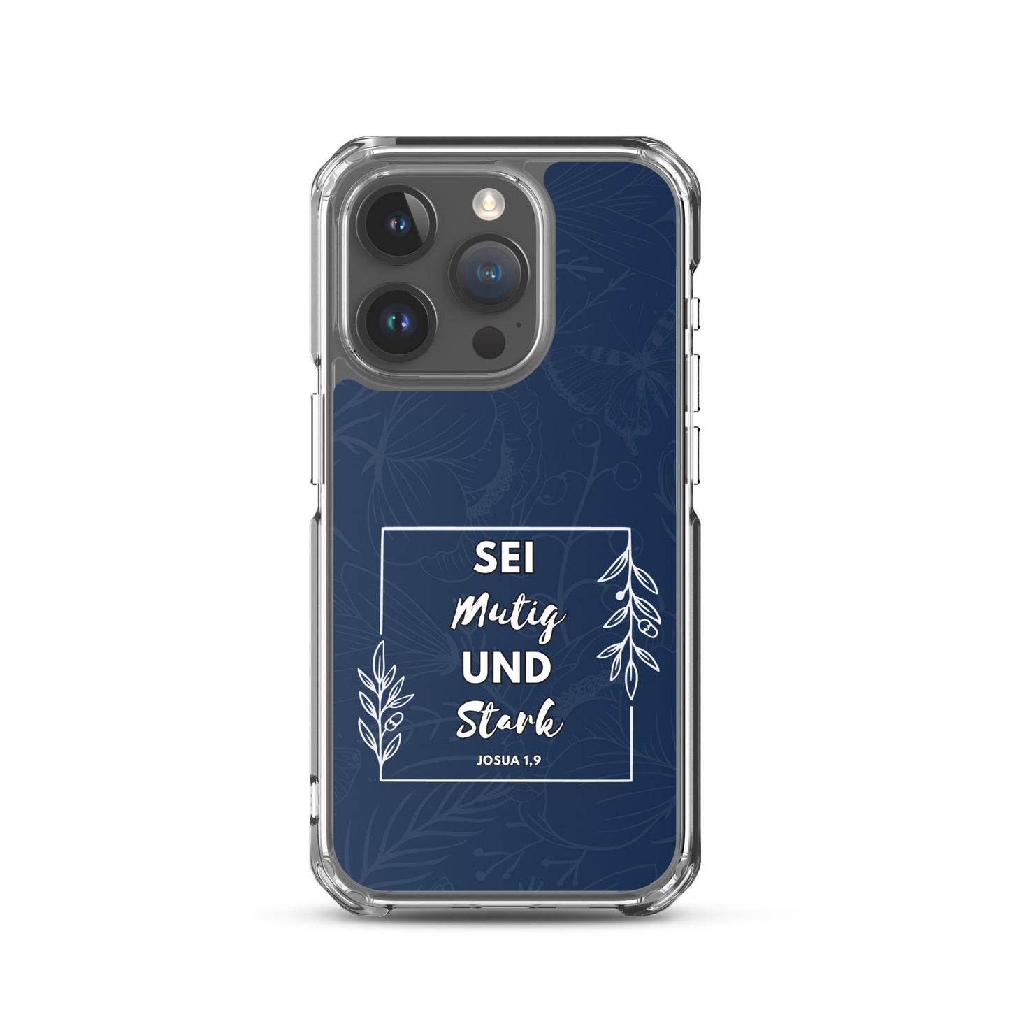 Sei mutig und stark Josua 1,9 iPhone-Hülle