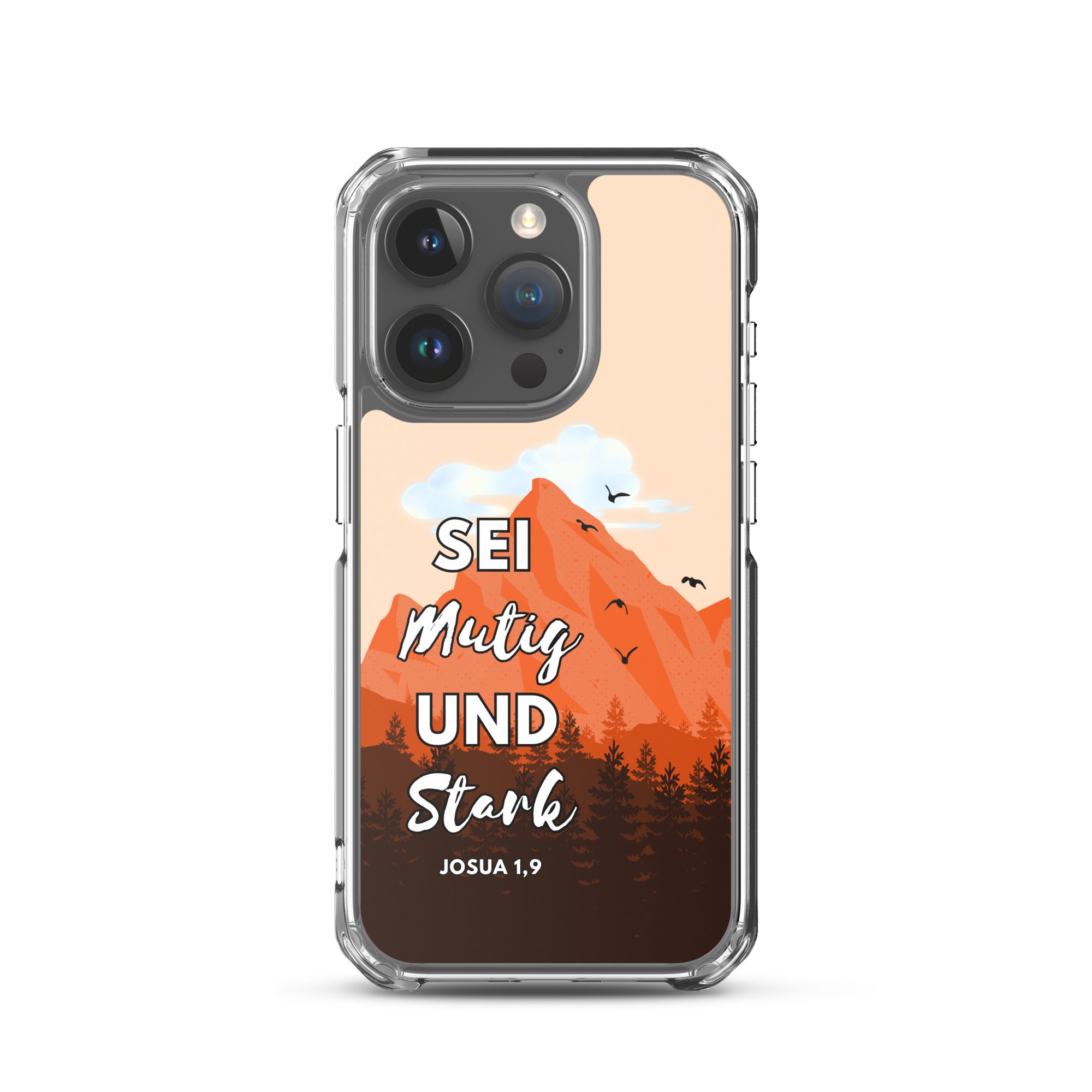 Sei mutig und stark iPhone-Hülle
