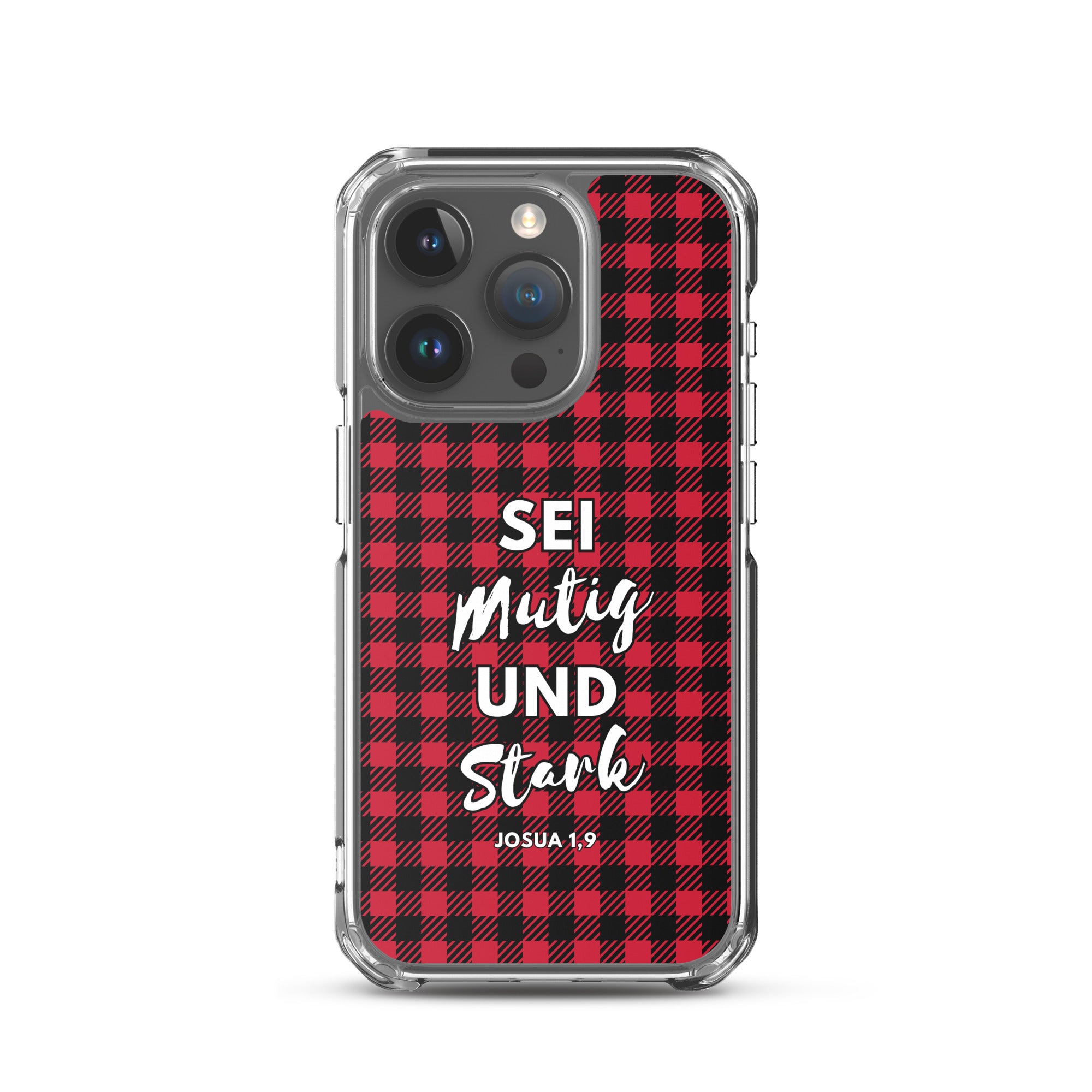Sei mutig und stark Josua 1,9 iPhone-Hülle