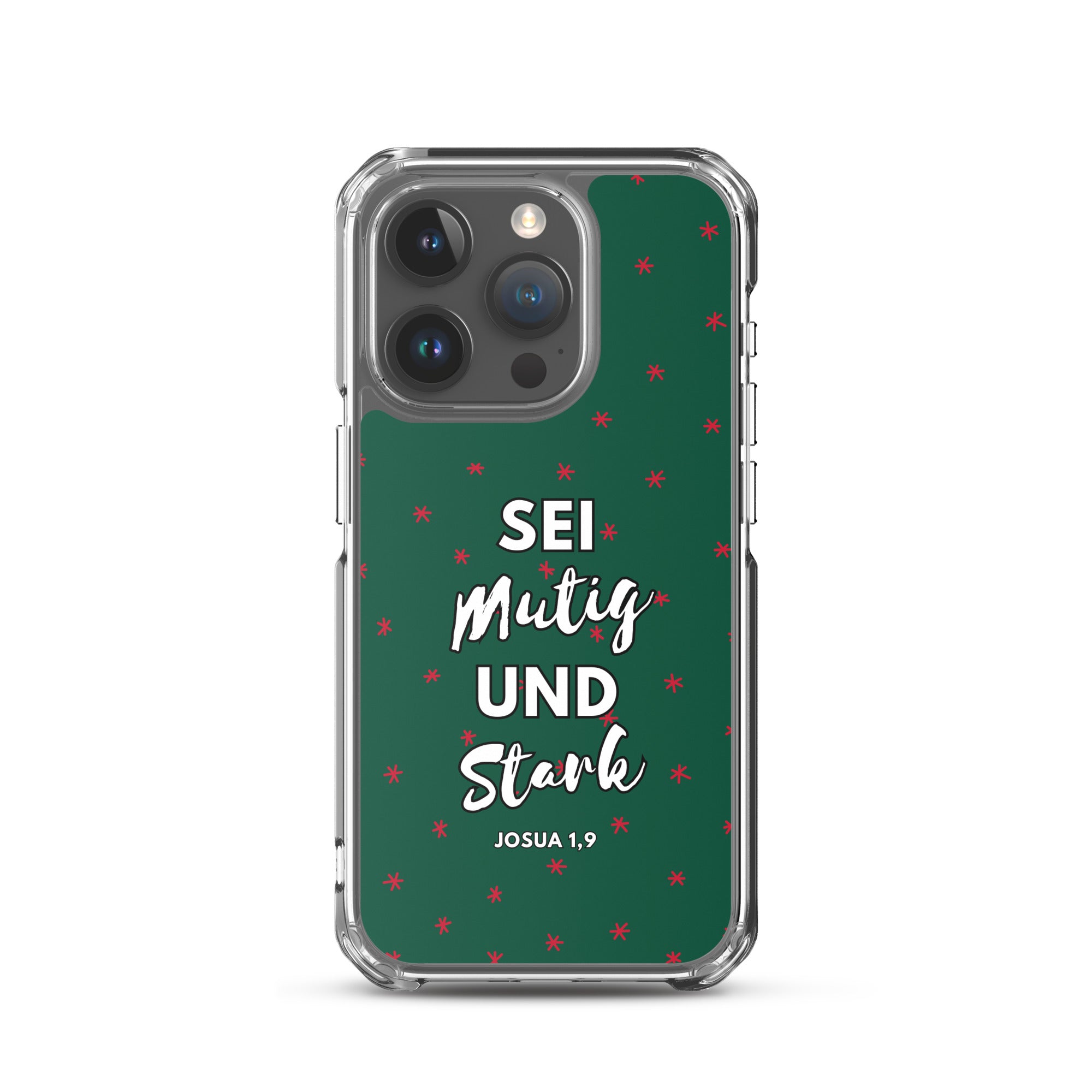 Sei mutig und stark Josua 1,9 iPhone-Hülle