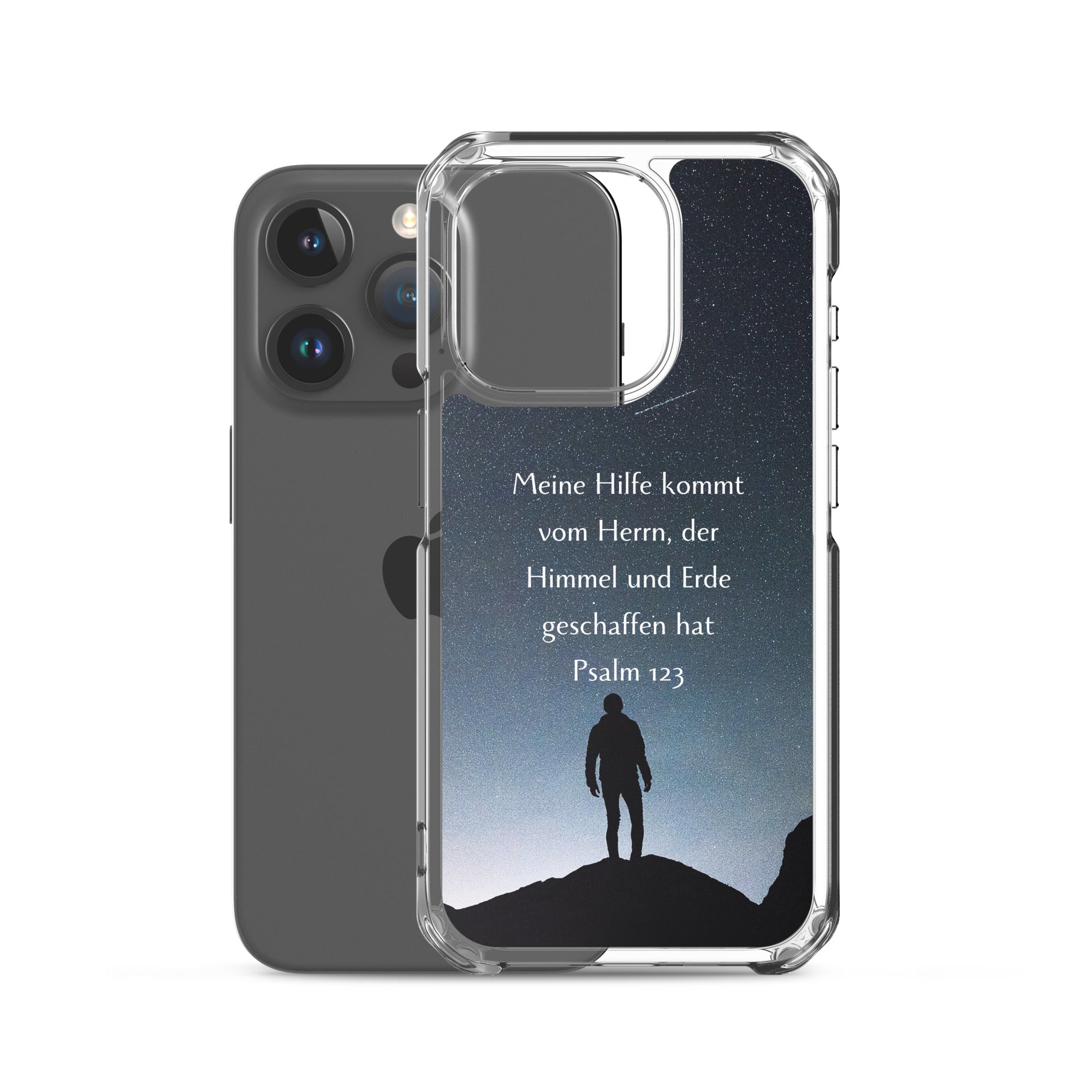 Meine Hilfe kommt vom Herrn Psalm 123 iPhone-Hülle
