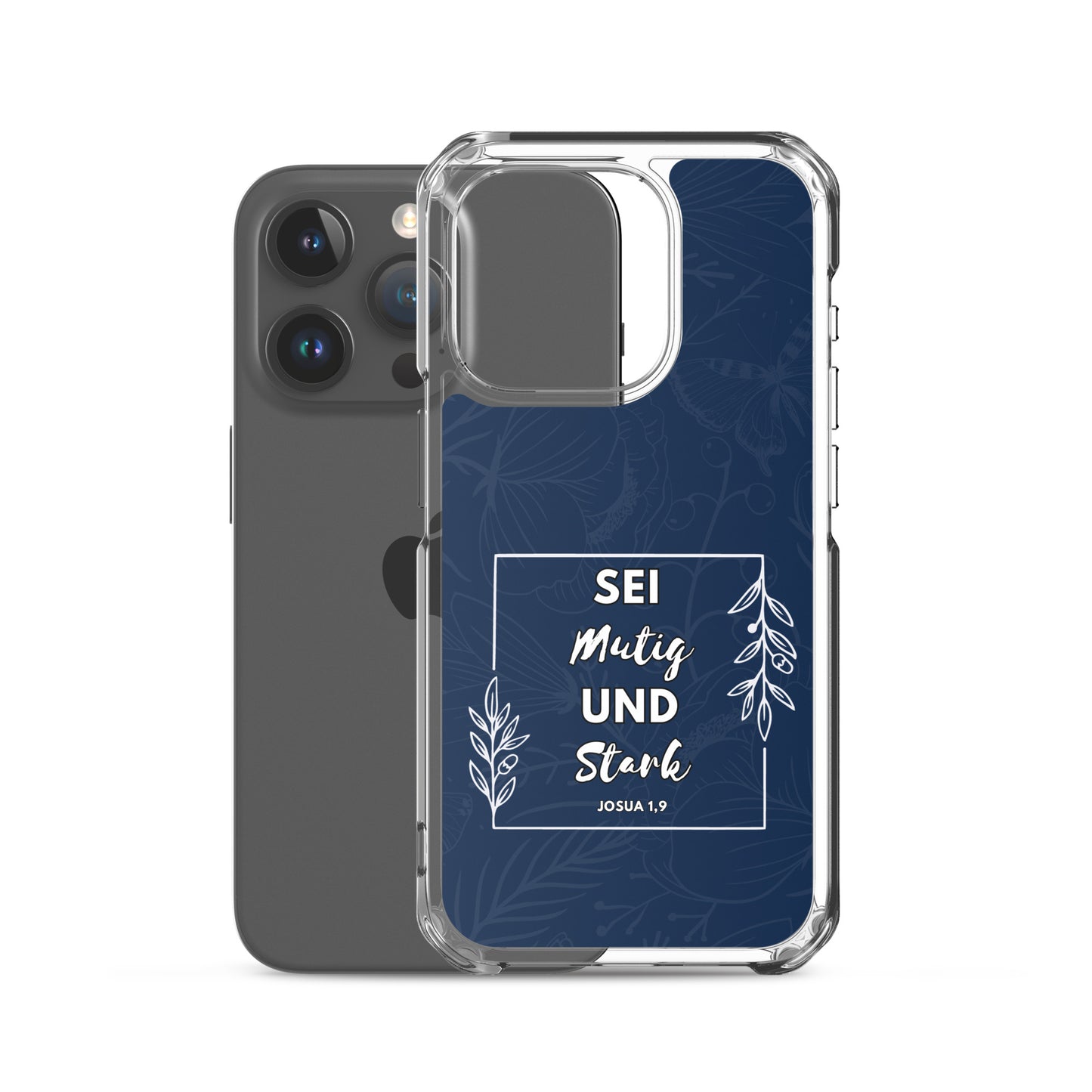 Sei mutig und stark Josua 1,9 iPhone-Hülle