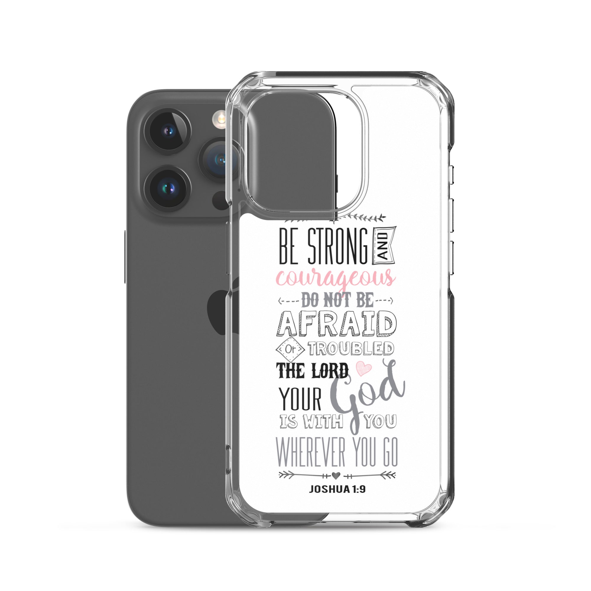 Josua 1:9 Sei mutig und stark - christliche iPhone Handyhülle