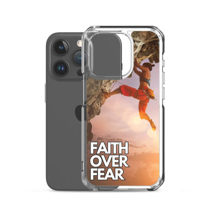 Faith over Fear Klettern Outdoor Damen iPhone-Hülle
