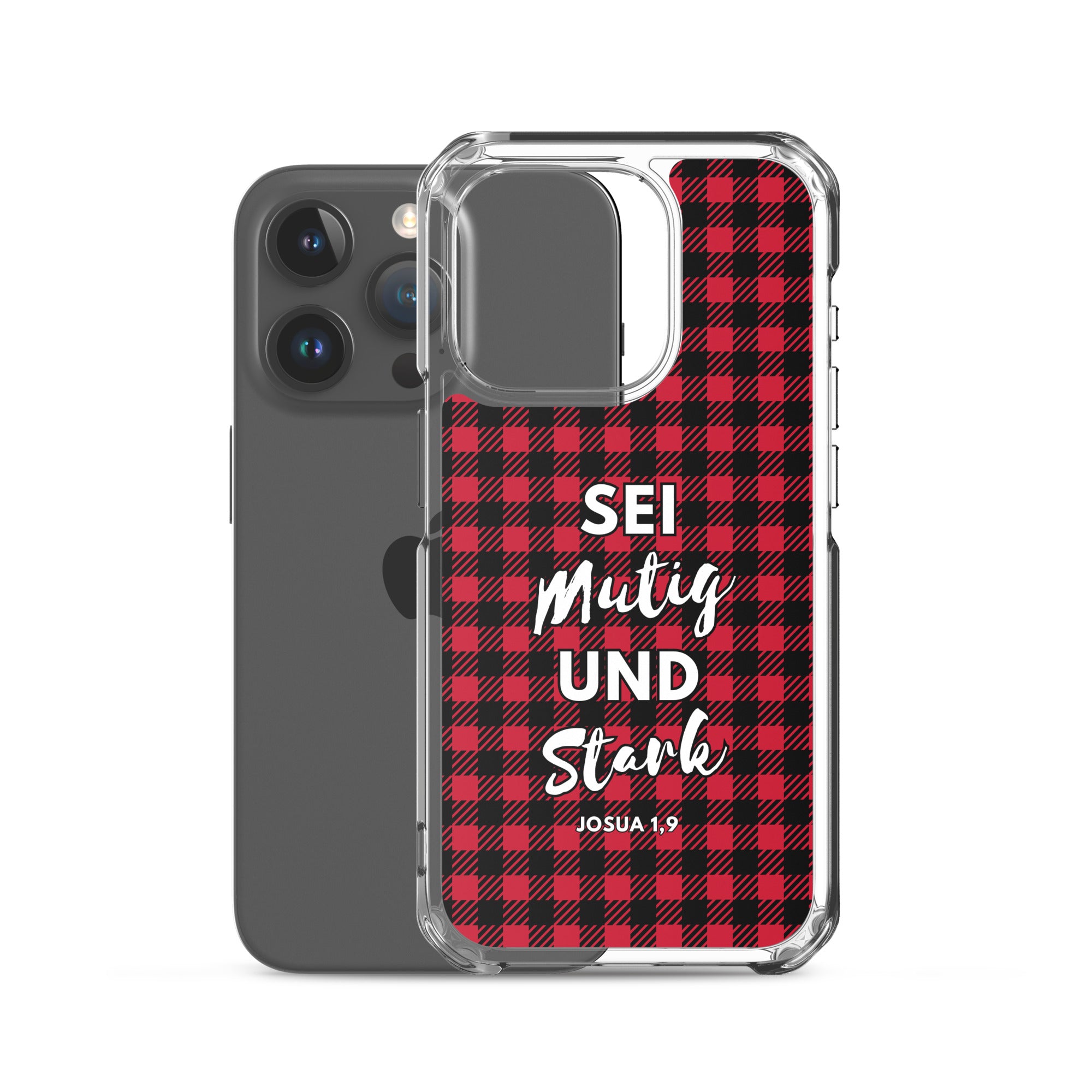 Sei mutig und stark Josua 1,9 iPhone-Hülle