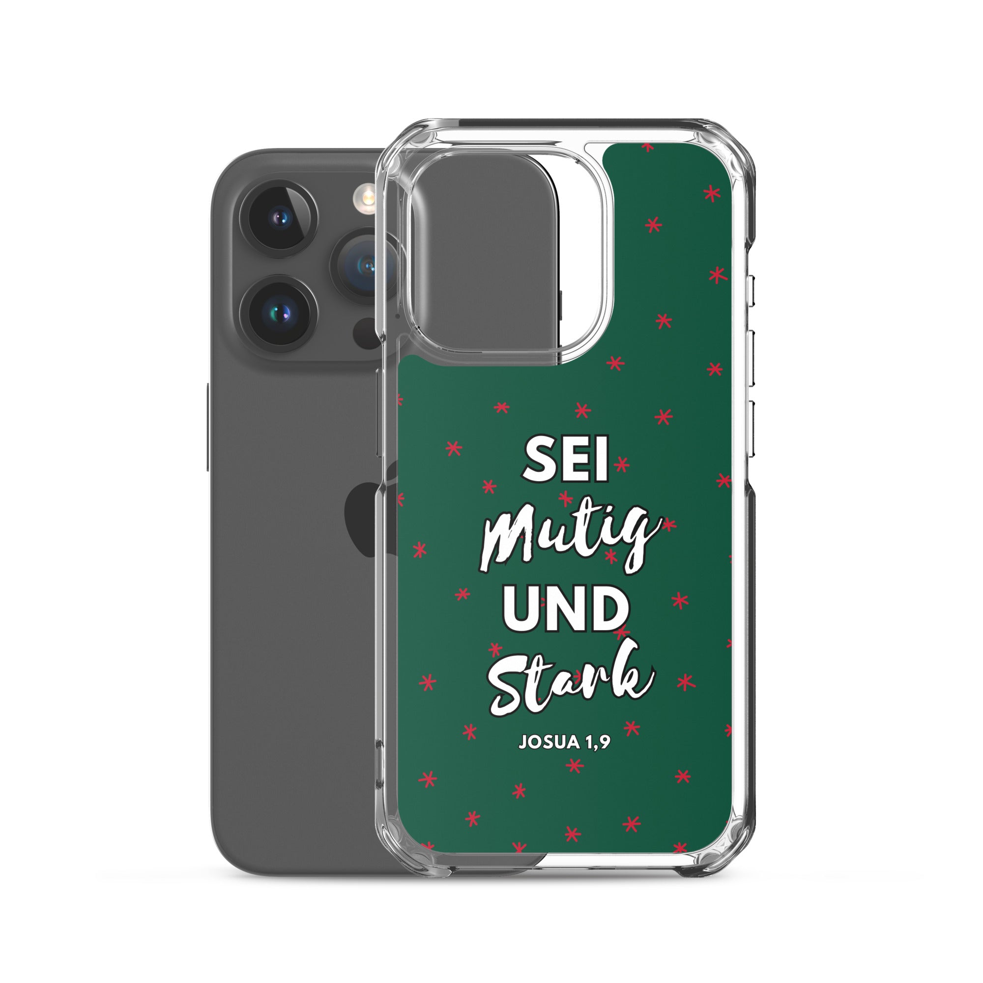Sei mutig und stark Josua 1,9 iPhone-Hülle