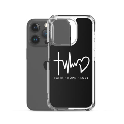 Glaube Liebe Hoffnung - christliche iPhone Handyhülle