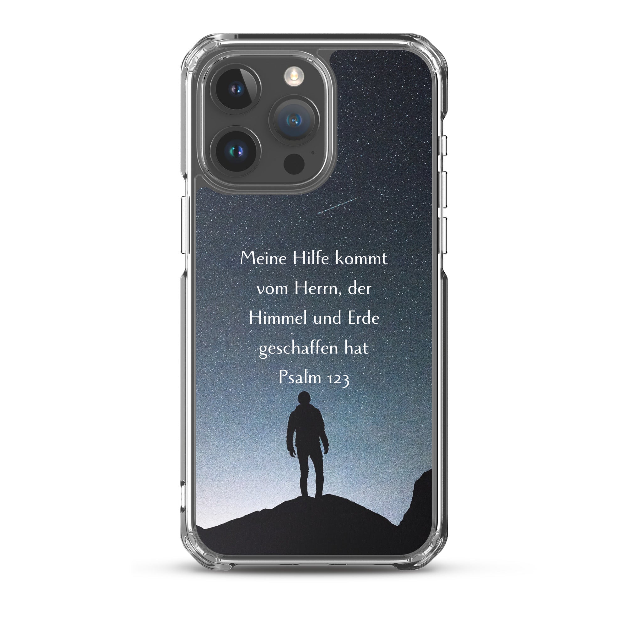 Meine Hilfe kommt vom Herrn Psalm 123 iPhone-Hülle