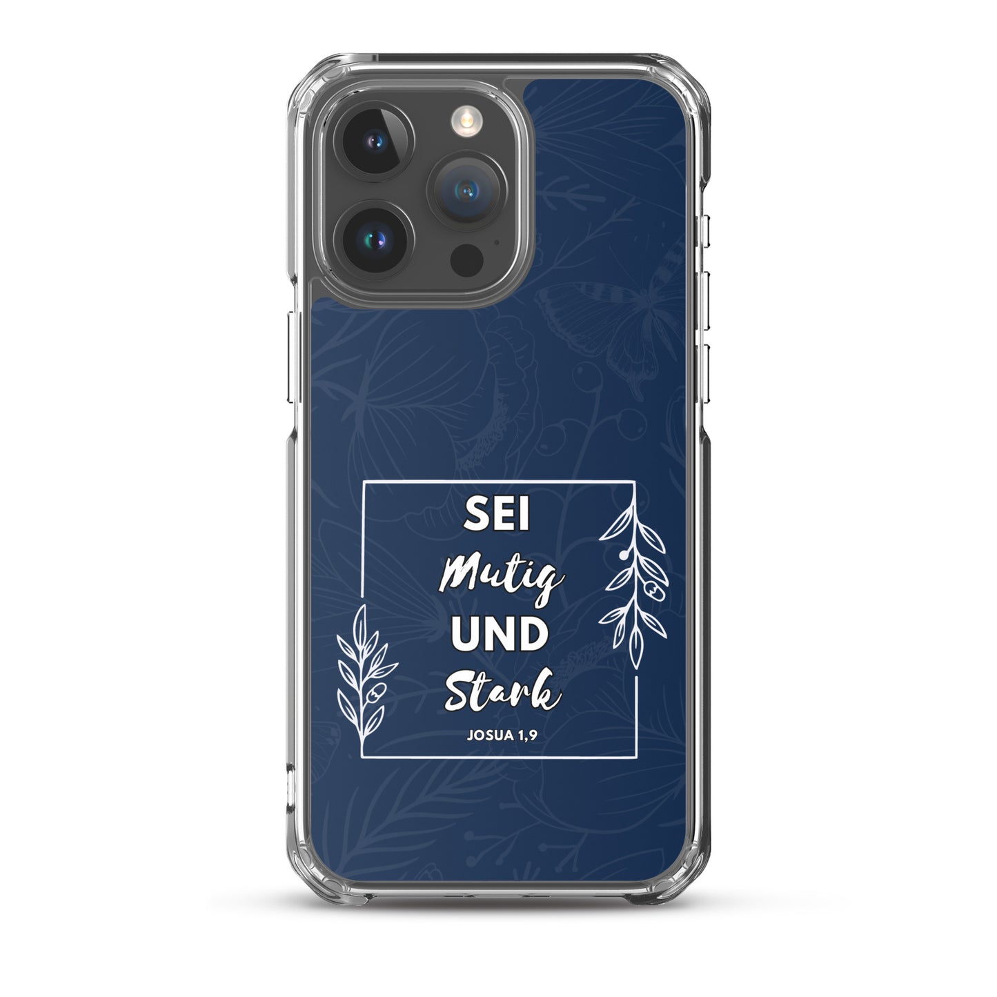 Sei mutig und stark Josua 1,9 iPhone-Hülle