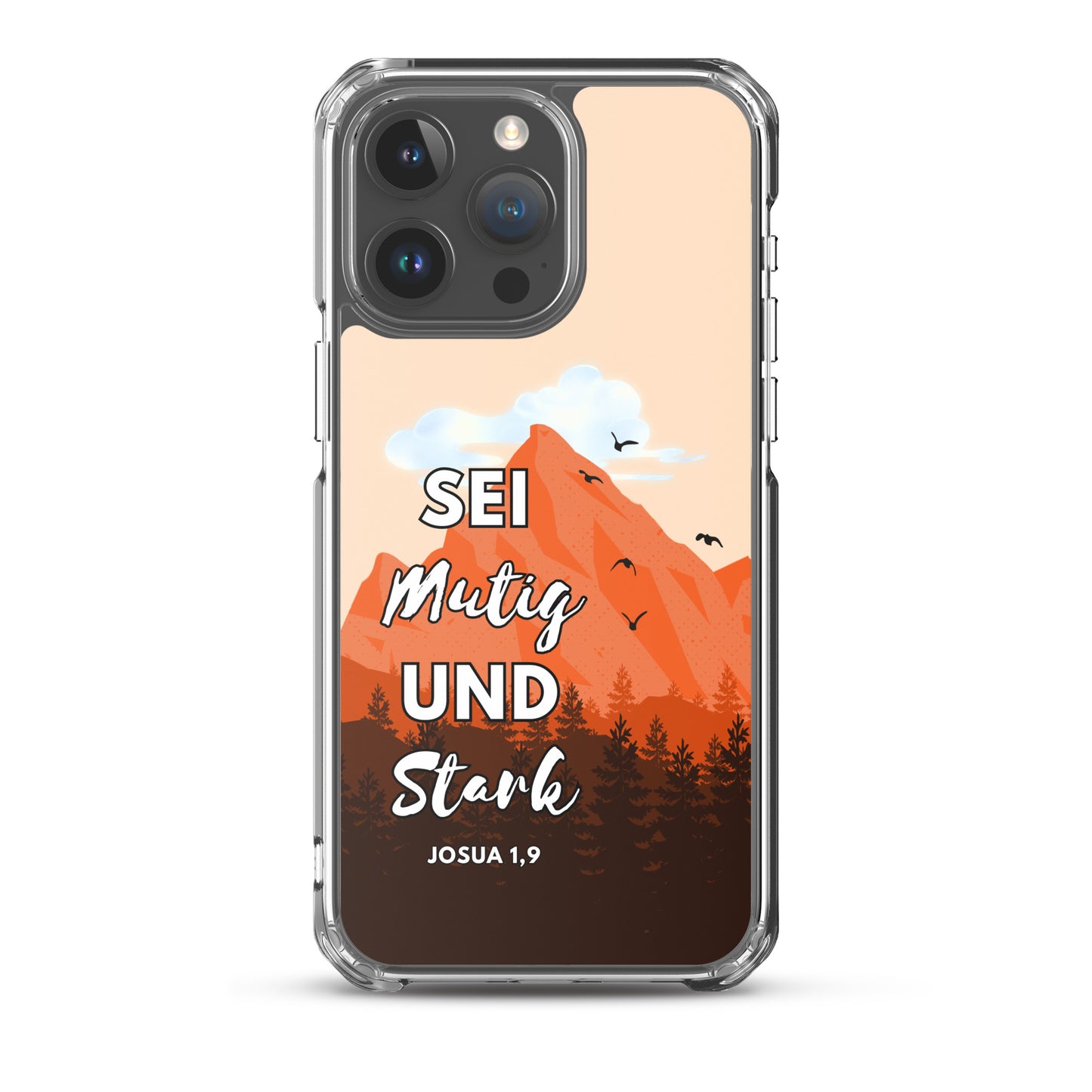 Sei mutig und stark iPhone-Hülle