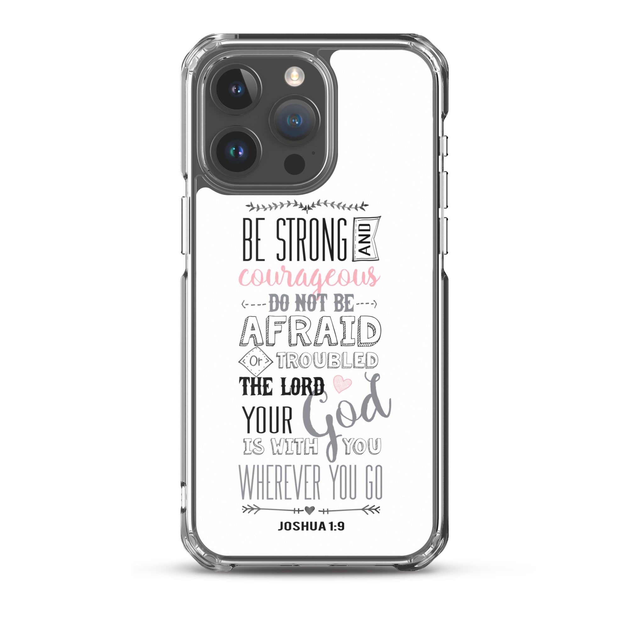 Josua 1:9 Sei mutig und stark - christliche iPhone Handyhülle