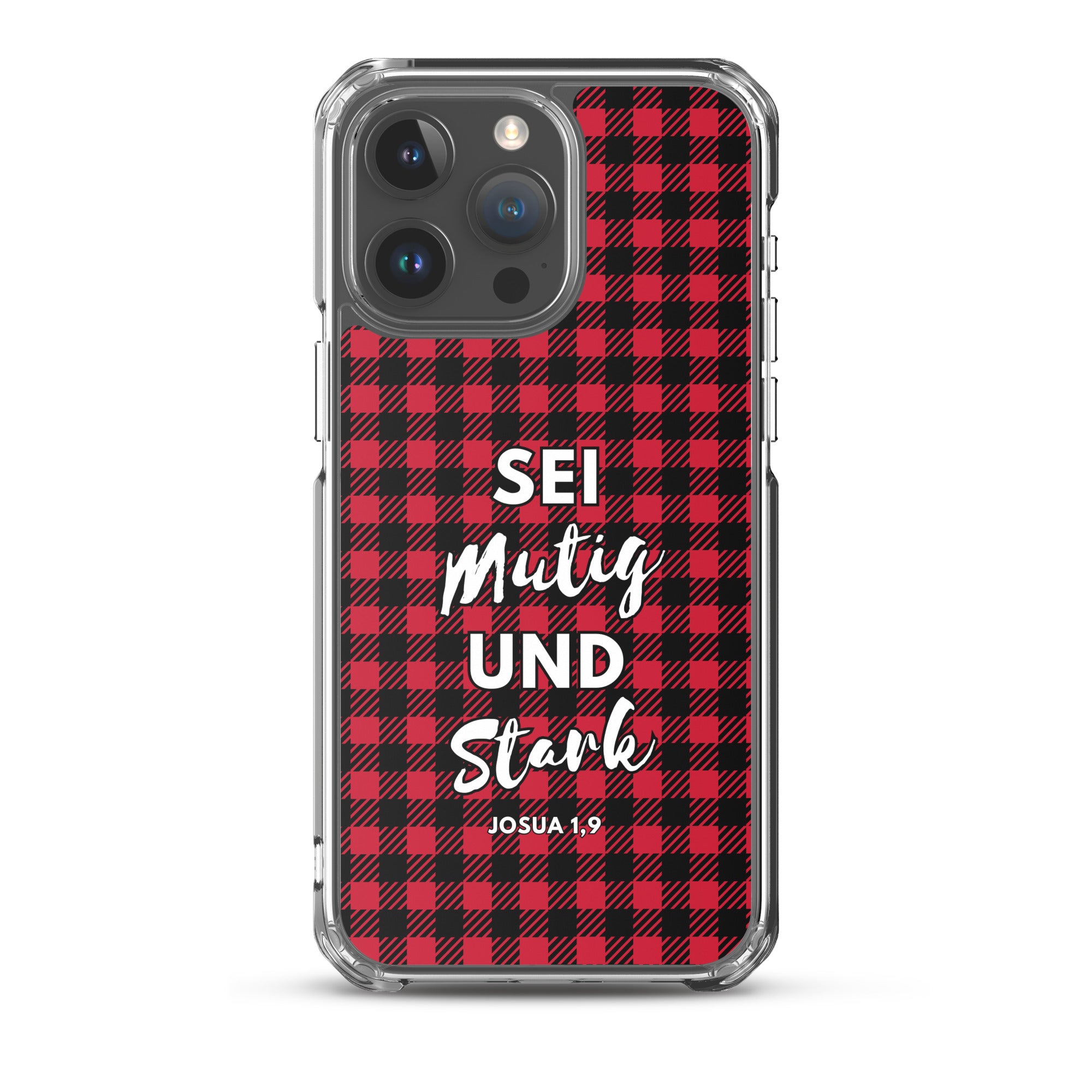 Sei mutig und stark Josua 1,9 iPhone-Hülle