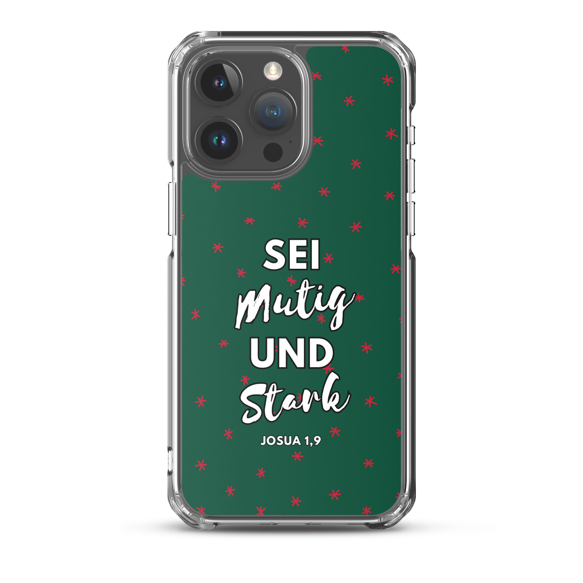 Sei mutig und stark Josua 1,9 iPhone-Hülle