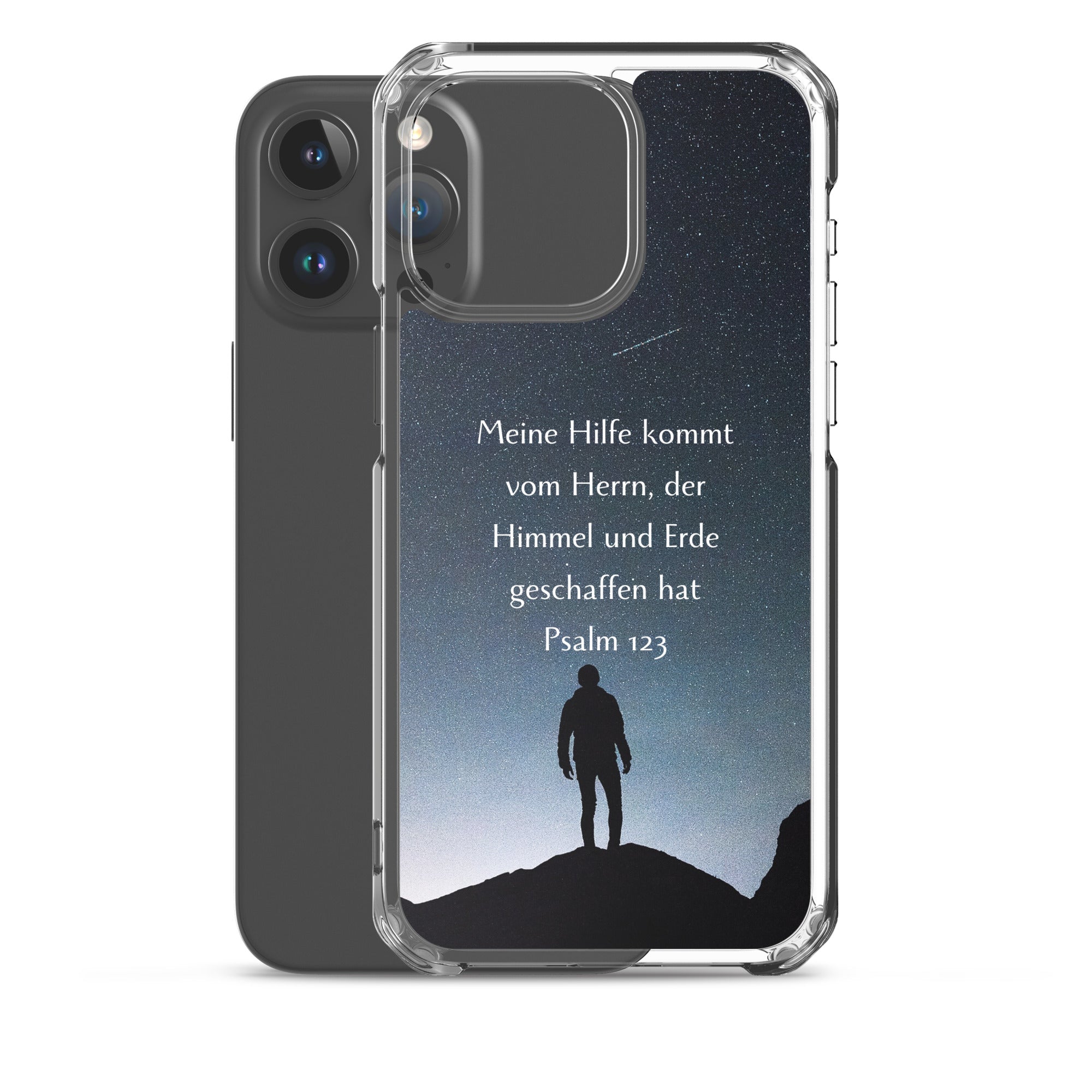 Meine Hilfe kommt vom Herrn Psalm 123 iPhone-Hülle