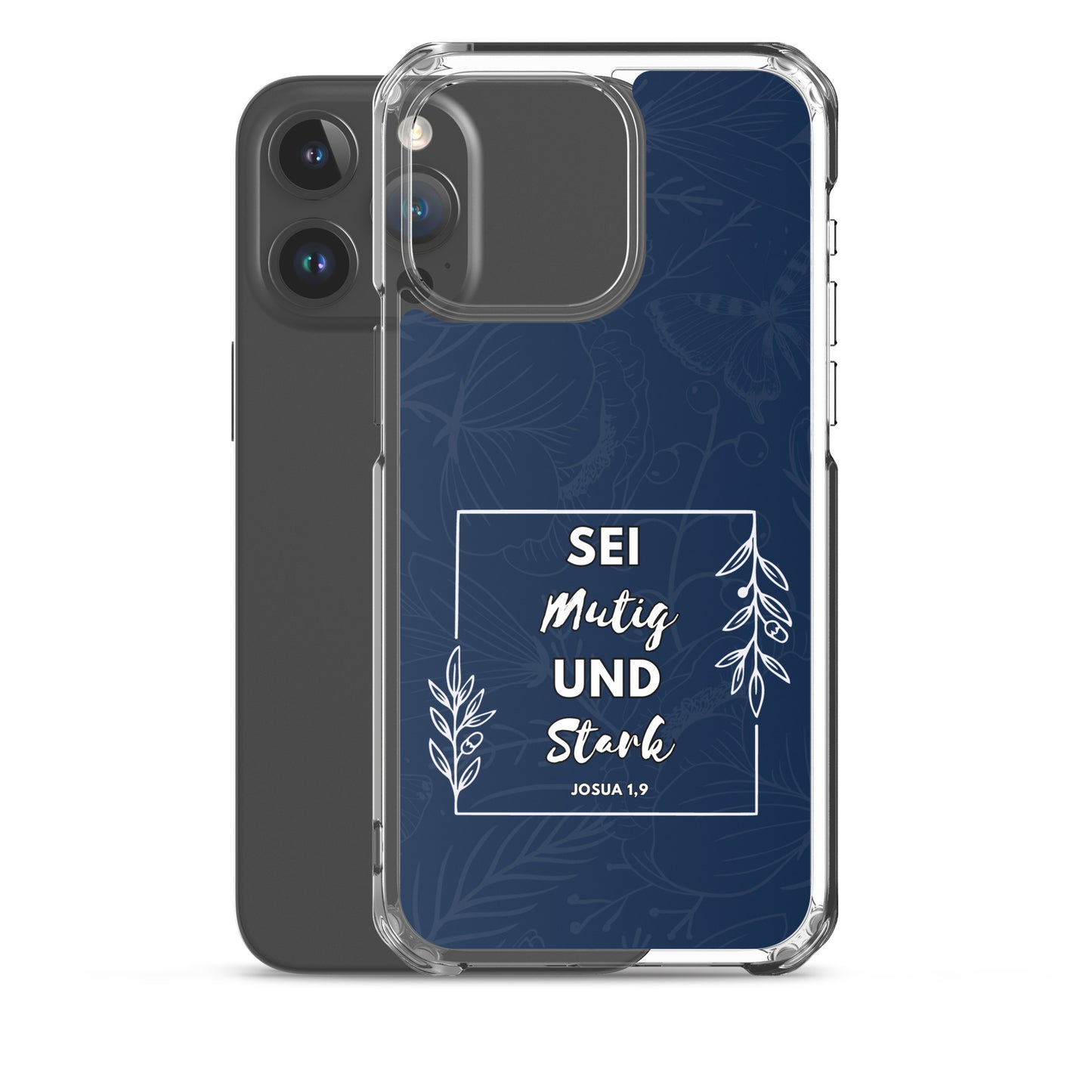 Sei mutig und stark Josua 1,9 iPhone-Hülle