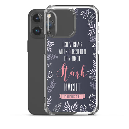 Ich vermag alles durch Christus iPhone-Hülle