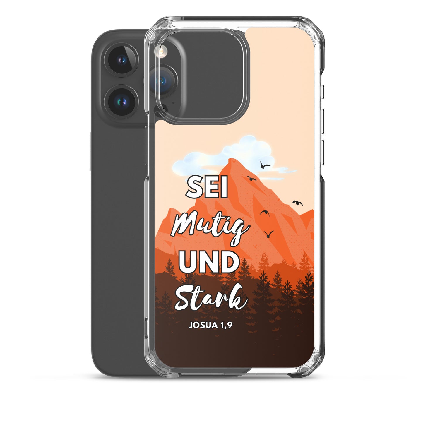 Sei mutig und stark iPhone-Hülle